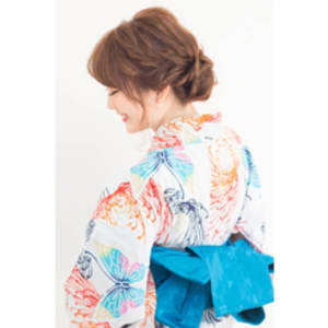【浴衣レンタル】3500円可愛くヘアセット☆花火大会夏祭り