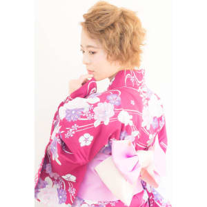 【浴衣レンタル】3500円可愛くヘアセット☆花火大会夏祭り