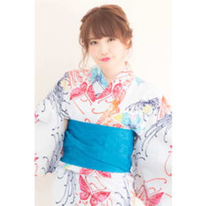 【浴衣レンタル】3500円可愛くヘアセット☆花火大会夏祭り