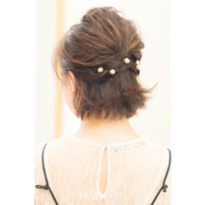 【hair coucou】ボブで外ハネアレンジ
