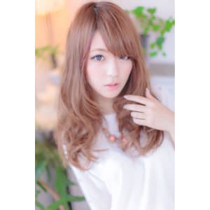 毛先ゆるゆる無造作ウェーブ