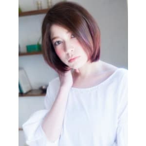 ♪ピンクが可愛いショートボブ♪