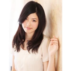 ☆　大人かわいいセミロング　ストレート内巻きスタイル　☆【相