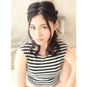 ～セミロング～編みこみアレンジ～艶カール～【相模大野】