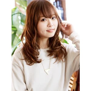 可愛さしかない柔らかさ☆セミロング×波ウェーブ☆