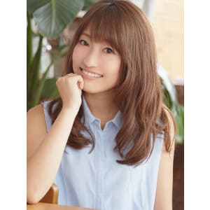 自然に可愛く☆上司ウケワンカールロングヘア【相模大野】