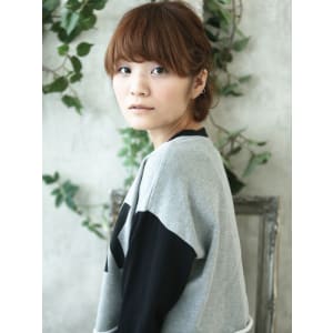 美しい煌やきを演出する艶ボブ★編み込みアレンジ【相模大野】