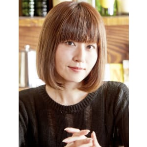 思わず触りたくなる様なツヤ感♪美髪ボブ スタイル【相模大野】