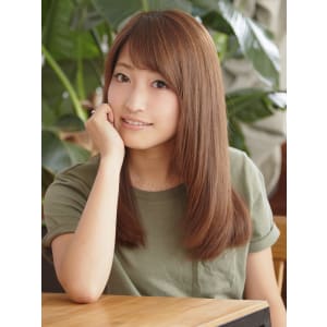 男子ウケ抜 群のツヤストレートセミロング☆【相模大野】
