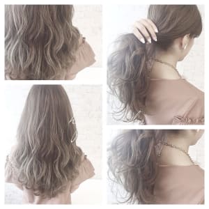 外国人風mixハイライトグレージュby NARUOKA