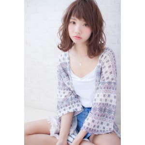 【LOUIMADNA】流　　大人可愛いゆるふわ巻きボブディ