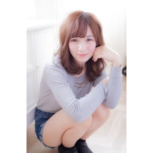【LOUIMADNA】流　　大人可愛いゆるふわ巻きボブディ