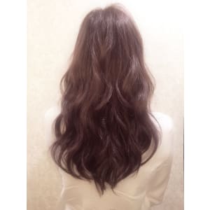 ルイマダーナ栄　ピンクグレージュセミロング