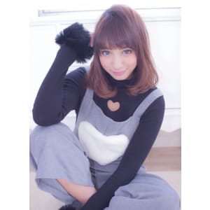 大人可愛いナチュラルミディアムスタイル by玉井