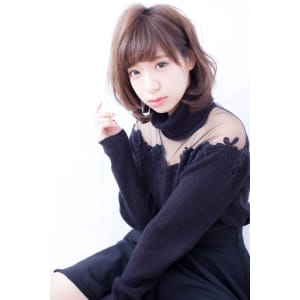 【LOUIMADNA】流　　大人可愛いゆるふわ巻きボブディ