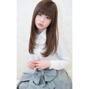 自然なストレートパーマかけちゃいます