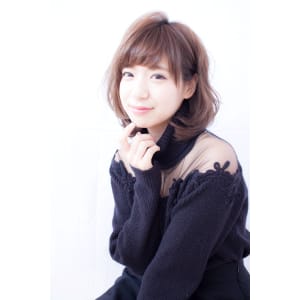 【LOUIMADNA】流　　大人可愛いゆるふわ巻きボブディ