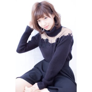 【LOUIMADNA】流　　大人可愛いゆるふわ巻きボブディ