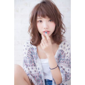 【LOUIMADNA】流　　大人可愛いゆるふわ巻きボブディ