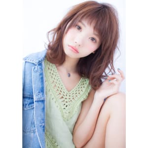 【LOUIMADNA】流　　大人可愛いゆるふわ巻きボブディ