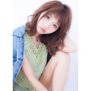 【LOUIMADNA】流　　大人可愛いゆるふわ巻きボブディ