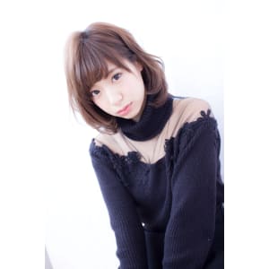 【LOUIMADNA】流　　大人可愛いゆるふわ巻きボブディ