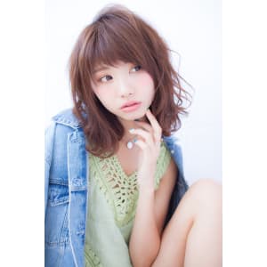 【LOUIMADNA】流　　大人可愛いゆるふわ巻きボブディ