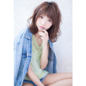 【LOUIMADNA】流　　大人可愛いゆるふわ巻きボブディ