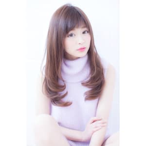 【LOUIMADNA】エアリー感のある艶髪ストレート　