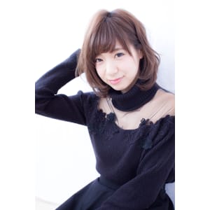 【LOUIMADNA】流　　大人可愛いゆるふわ巻きボブディ