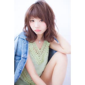 【LOUIMADNA】流　　大人可愛いゆるふわ巻きボブディ