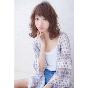 【LOUIMADNA】流　　大人可愛いゆるふわ巻きボブディ