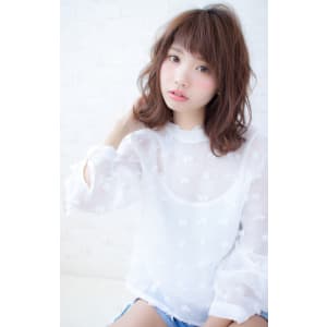 【LOUIMADNA】流　　大人可愛いゆるふわ巻きボブディ