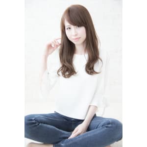 ゆるふわ巻き　セミロング