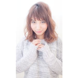 【LOUIMADNA】流　　大人可愛いゆるふわ巻きボブディ