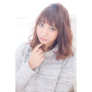 【LOUIMADNA】流　　大人可愛いゆるふわ巻きボブディ