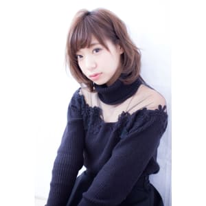【LOUIMADNA】流　　大人可愛いゆるふわ巻きボブディ