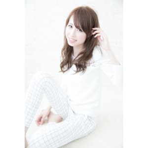ゆる巻きにっこり　セミロング
