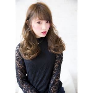 ルイマダーナ栄　アッシュグレージュセミロング