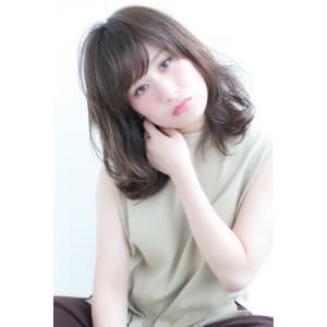 大人カジュアルなエアリーミディアム【H-297】