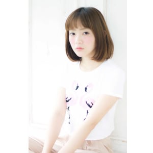 シースルーバング内巻きロブ【N-481】