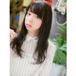 清楚な小悪魔ロング