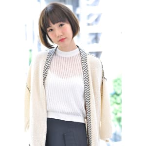 シンプルつやボブ