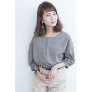眉上バング エアリーウェーブボブディ【y－４７】