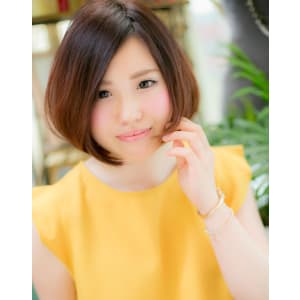 グラデーションカラー×フワボブ