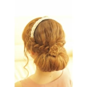 ☆レトロロールアップ☆結婚式　二次会　ヘアアレンジ♪