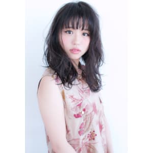 大人フェミニンなほつれセミディ【H-307】