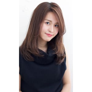 大人っぽワンカールセミディ　:o56