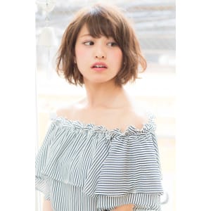 【hair coucou】人気のエアリーなショートボブ