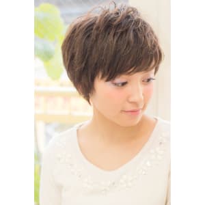 【hair coucou】ベビーバングショート